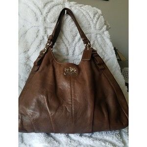 COACH 16503 Madison Maggie large Brown Leather handbag